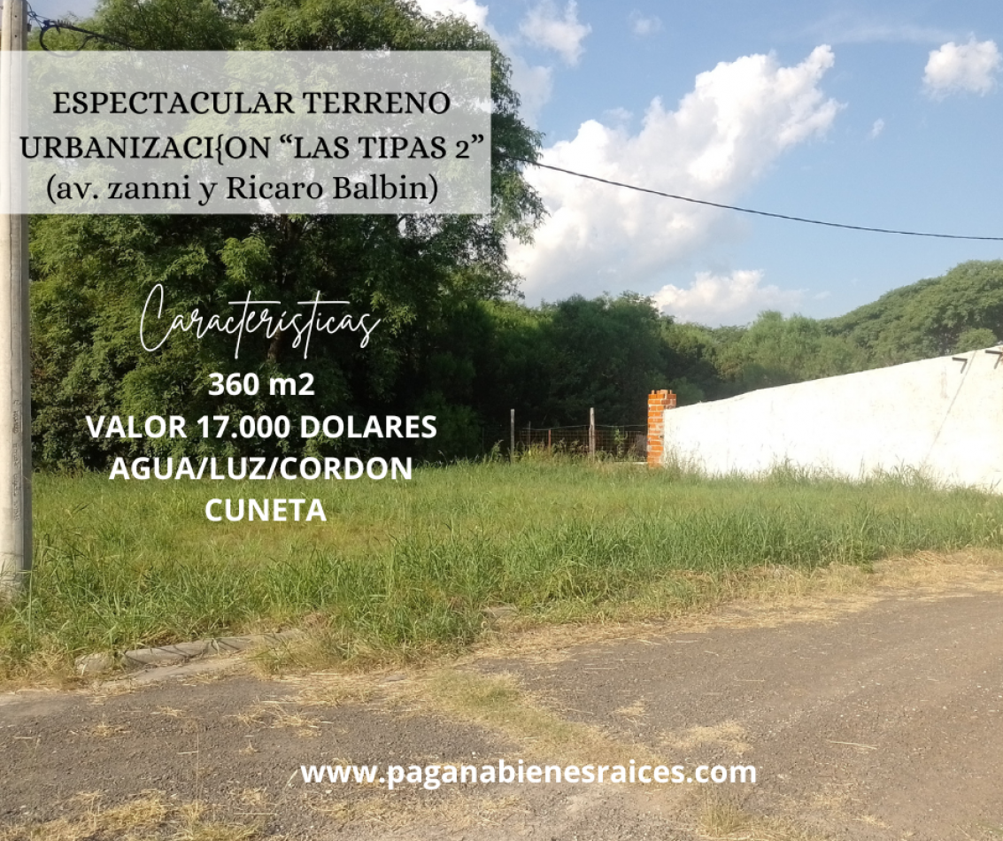 TERRENO EN VENTA!!!